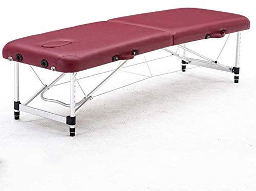 CAFIEDR Spa-Tische Massagetische Klappbare Massageliege Verstellbare Hebe-Mobile Therapeuten-Schönheits-Physio-Liege Tragbares Couchbett