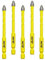 DARTOTEK Twist Drill Bits - 6MM Set of 5, Multi-Material for Wood/Plastic/Glass/Concrete/Brick