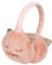 Gifts Treat Cache-oreilles licorne pour filles - Chauds et réglables - Chauds et réglables - En peluche colorée, Chat rose à paillettes, M