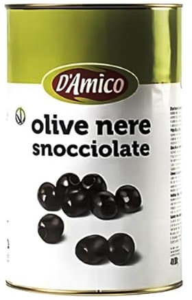 D'Amico - Olive Nere Snocciolate da 4100 Grammi