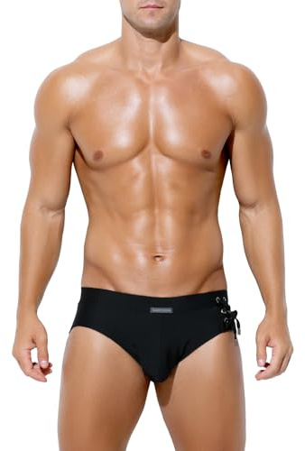 Arjen Kroos Costume da Bagno Uomo, Slip da Nuoto Uomini Sportivo Coulisse Regolabile Swimming Brief per Mare Piscina