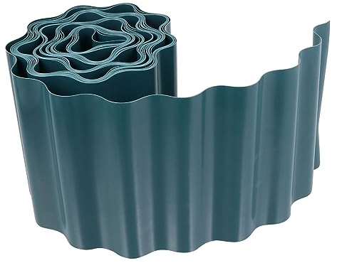Toddmomy 1 Rolle Rollrasen Grenze Kunststoff Flexibler Gartenzaun für Beetbegrenzungen Langlebig und Pflegeleicht für Blumenbeete und Gehwege