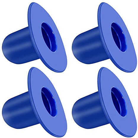 GZWY Tappi per piscina, 4 tappi di chiusura per piscina, accessori per pompe filtro Intex Bestway, tappi per fori di ricambio, tappi per piscine fuori terra (blu)