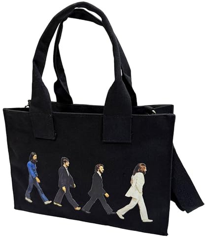 The Beatles Abbey Road Drop T Logo Cotton Tote Bag One Size