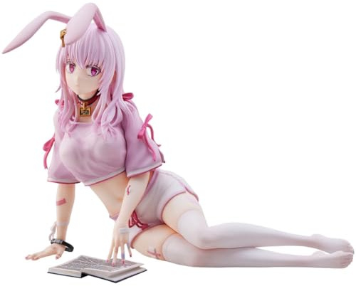 Xinnice Anime Bunny Girl Figur Illustration Actionfigur Bunny Girl Lirin-chan Statue Sitzendes Modell PVC 14cm Schreibtisch Sammlerstück Ornament Deko Geschenk