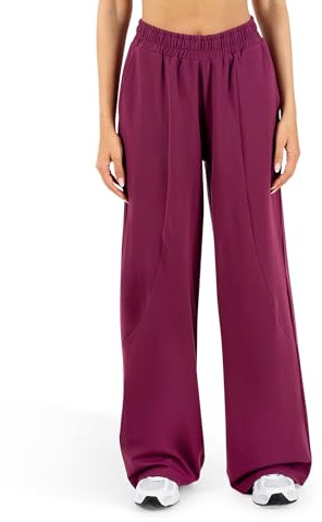 SMILODOX Jogginghose Nexa Damen, Wide Leg High Waist, Trainingshose mit elastischem Bund, weiches Material, Loose Fit Sporthose, extralange Freizeithose im modernen Look, für Gym & Alltag