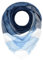 Autiga großer Damen Strickschal kariert Karo XXL Wollschal Oversized Winterschal Deckenschal quadratisch blau unisize