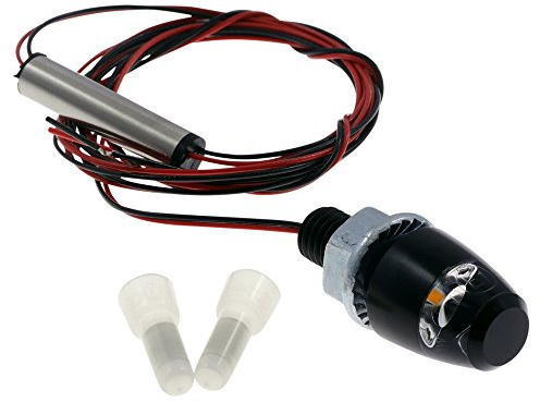 Blinker Led MOTOGADGET m-BLAZE PIN, schwarz eloxiert, Mini, Stück, Motorrad