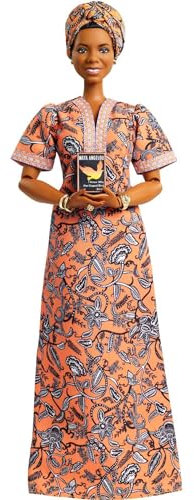 Barbie Signature Colección 'Mujeres Que inspiran' Maya Angelou, muñeca de colección (Mattel GXF46)