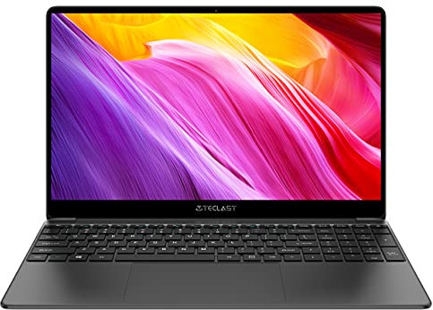 TECLAST Laptop 15,6 Zoll F15S Notebook 8GB RAM+128GB ROM Ultrabook, Intel Apollo Lake 1920×1080 FHD IPS, Windows 10, 38000mWh 256GB TF Erweiterung
