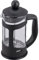 Coffee Plunger Cafetiere French Press Coffee Maker – Various Cup Classic Glass Holder with Black Handle & Lid Camping Camper Van Outdoor Indoor Cups Black (6 Cup (800ml))