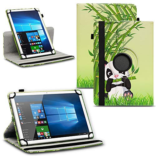 NAUC Universal Tablet Schutzhülle für 10 10.1 10.3 10.4 10.5 11 Zoll aus Kunstleder Hülle Tasche Standfunktion 360° Drehbar Schutz Cover Case, Farben:Motiv 11