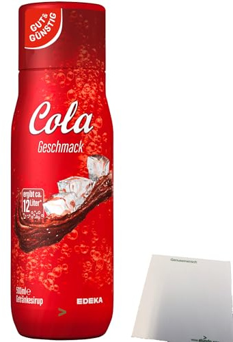 usy Bundle für Gut & Günstig Cola Getränkesirup (500ml Flasche) + usy Block