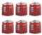 ALPEN - Pack 6 cartouches gaz 190g Butane Propane perçable sécurité stop-gaz