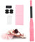 ZJchao Ballett-Fuß-Stretcher-Set mit Tasche, Fußgewölbe-Vergrößerer Spann-Stretcher-Gummiband für Yoga-Turner Ballett Latin Bauchtänzer Pink