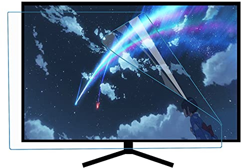 ZLSD 49-50 Pouces Mat Télévision Écran Protecteur, Anti-UV Lumière Bleue, Anti Reflet Film, Anti Rayures, HD D'écran Protecteur, pour Télévision LCD, TV LCD, Moniteur 4k,Matte-50inch(1095x616MM)