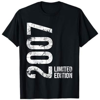 18. Geburtstag Junge Mädchen 18 Jahre 2007 Geschenkidee T-Shirt