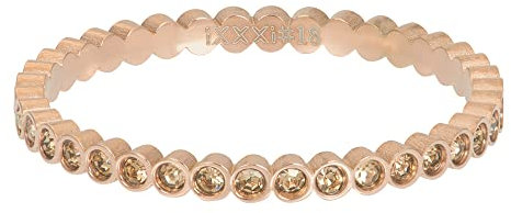 iXXXi Füllring SMALL CIRCLE STONE peach rosé - 2 mm Größe 17