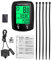 Fahrrad-Tacho, wasserdicht, kabelgebunden, Fahrradcomputer, Kilometerzähler, mit LCD-Display, Multifunktionen, Englisch, 60 x 45 x 20 mm, Schwarz