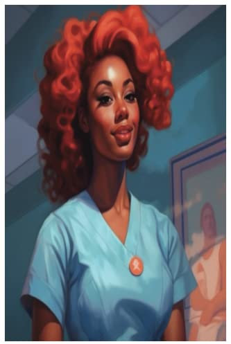 Nursing school semester planner: 15-week black Nurse image study journal