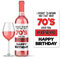 Rib Ticklerz - Funny Wine Label - Funny Birthday Gift - 80th Birthday Present - 80th Birthday Wine Label - Work Colleague Best Friend Birthday - Joke Work - WLS40