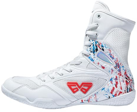 ZHENSI Zapatos De Boxeo Hombre Lucha Libre Artes Marciales Zapatillas De Gimnasio Botas Ligeras Y Transpirables Botas De Fitness para Interiores