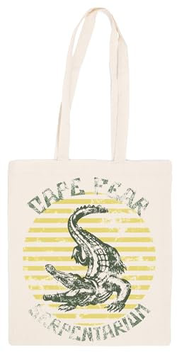 Generisch Cape Fear Serpentarium Beige Totebag Einkaufstasche Wiederverwendbar