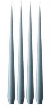ester & erik Taper Candles, Box, 32cm, 4 Stück, 64 Steel Blue [SET4]