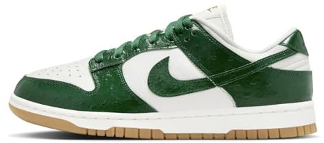 Nike Dunk Low LX Damen Schuhe (FJ2260-002, Phantom/Sail/Metallic Gold/Gorge Green), Phantom/Sail/Metallic Gold/Gorge Green, 44.5 EU