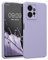 kwmobile Carcasa Compatible con Xiaomi Redmi Note 12 (4G) Funda - Case TPU y Silicona con Interior de Microfibra - Suave Protector antigolpes para móvil - Lila