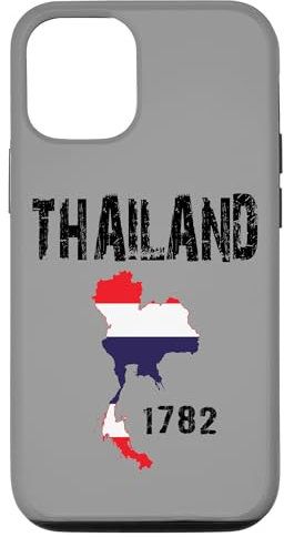 Hülle für iPhone 14 Thailand Karte Flagge EST.