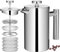 Wrobic Cafetiere French Press Coffee Maker 600ml/20oz Double-Wall Insulated Stainless Steel, 3 Level Filtration System, French Press for Home, Camping and Office,(2 cup to 4 cup)