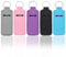 5PCS Lipstick Holder Key Chain Cute Lip Balm Holder Keyring Clip on Chapstick Lipstick and Lip Gloss Keychain Sleeve Holder, Stocking Stuffers for Women(Daisy Pink/Blue/Purple/Grey/Black)