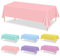 12er-Pack pastellfarbene Tischdecken, 220x130cm EIS Bunte rechteckige Tischdecken, pastellfarbene Regenbogen-Mix-Farbdekorationen für Geburtstag, Regenbogenparty, Eiscreme-Themenparty, Babyparty