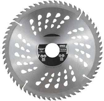 Kreissägeblatt für Holz, 210 mm Durchmesser, 30 mm Aufnahme, 2,3 mm Schnittbreite, 60 Zähne für Profi oder Hobby Handwerker