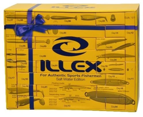 Illex Advents-Kalender 2024 SW - Adventskalender Salzwasser, Angelkalender