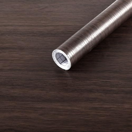 Arthome Klebefolie Rustikales Holzoptik Selbstklebende Tapete,Abnehmbar Dekoratives Vinyl Folie für Möbel Küche Schränke Möbel Tische Wand Vintage DIY Wandverkleidung,Walnuss Holz,84cmx3m