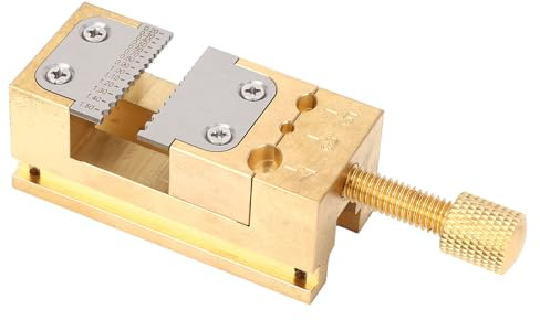 Watch Repair Vise Clamp Tool Set for Jewelers, 0.2-1.5mm Hole Diameter Splint, Portable Metal Holder for Watchmaker Pointer Tube Wheel