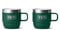 YETI Rambler Espresso Mug, Vacuum Insulated Stainless Steel Stackable Mug, Black Forest Green, 2 Pack 6 oz (177 ml)