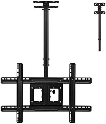 Soporte de techo para TV de 26 y 65 pulgadas planos/curvos, altura ajustable hasta 50 kg
