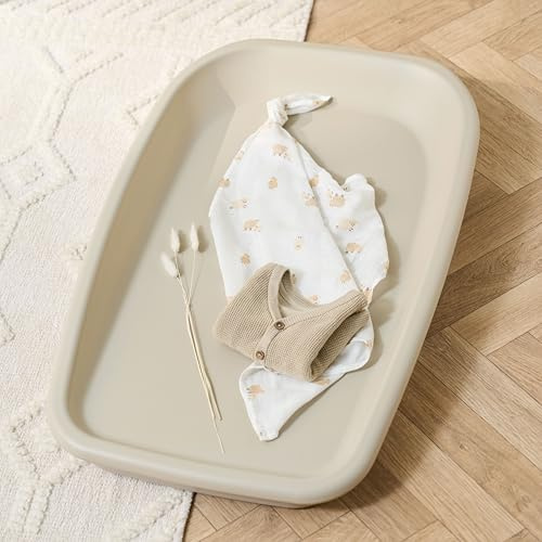 Tutti Bambini Cushi Baby Changing Mat, Wipeable Premium Foam - Cashmere