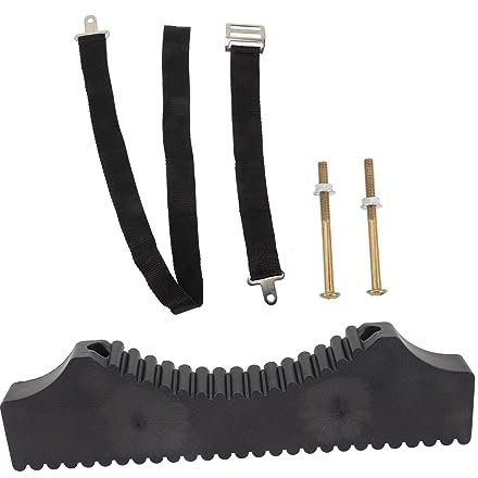 Gatuida Ladder Pole Non-Slip Pad Black Curved Cover Extension Ladder Stabilizer Replacement Accessory for Home