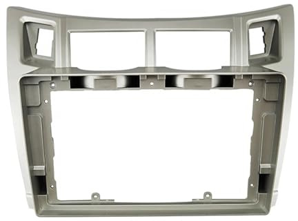 Set Instalación Radio Coche para Toyota para Yaris para Vitz Platz 2005-2010 2011 2Din Marco De Radio Estéreo para Coche Fascia Cubierta Kit Ajuste Panel 9 Pulgadas