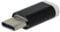 vhbw Adaptateur USB-C vers Micro-USB pour Smartphone, Tablette, Ordinateur Portable par ex. Compatible avec Apple, Nokia, Samsung, Huawei, Noir