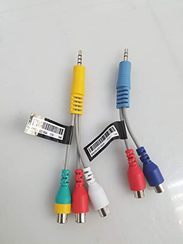 TV Samsung UN43MU6300FXZA Original Adaptador/Audio Video Cable A/V Cable Sets # BN39-02189A/ BN39-02190A Compatible para Samsung.