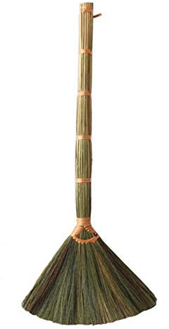 YUDEYU Weicher Draht Besen Natürlich Pflanze Stroh Nicht Leicht, Haare Zu Kleben Weicher Bürstenkopf Den Boden Nicht Verletzen (Color : 1 pcs)