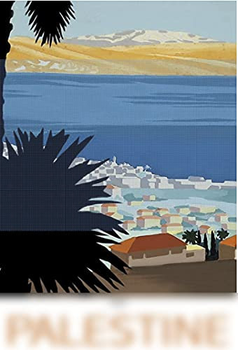 Palestine Kunstdruck-Poster, Format 50 x 70 cm, Papier, 300 g, Verkauf der digitalen Datei HD möglich (Shop: Display evintage.fr.)