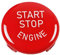 TTCR-II Sports Red Start Stopp Taste, Austausch der Motorstartknopf, start stop knopf Kompatibel mit BMW (Serie 1 3 5 6 X1 X3 X5 X6, E81 E90 E91 E60 E63 E84 E83 E70 E71)