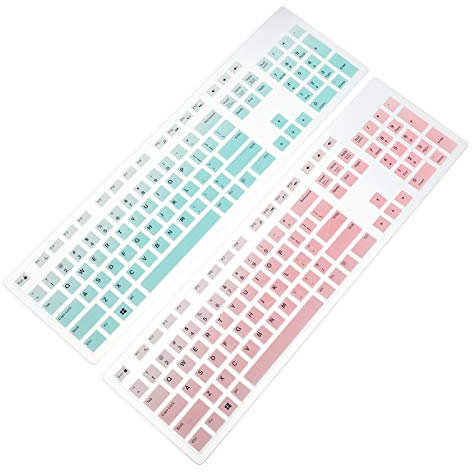 SOLUSTRE 2Pcs Silikon Tastatur Abdeckung Haut Kompatibel mit Kb216t Kb216d Km636