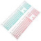 SOLUSTRE 2Pcs Silikon Tastatur Abdeckung Haut Kompatibel mit Kb216t Kb216d Km636